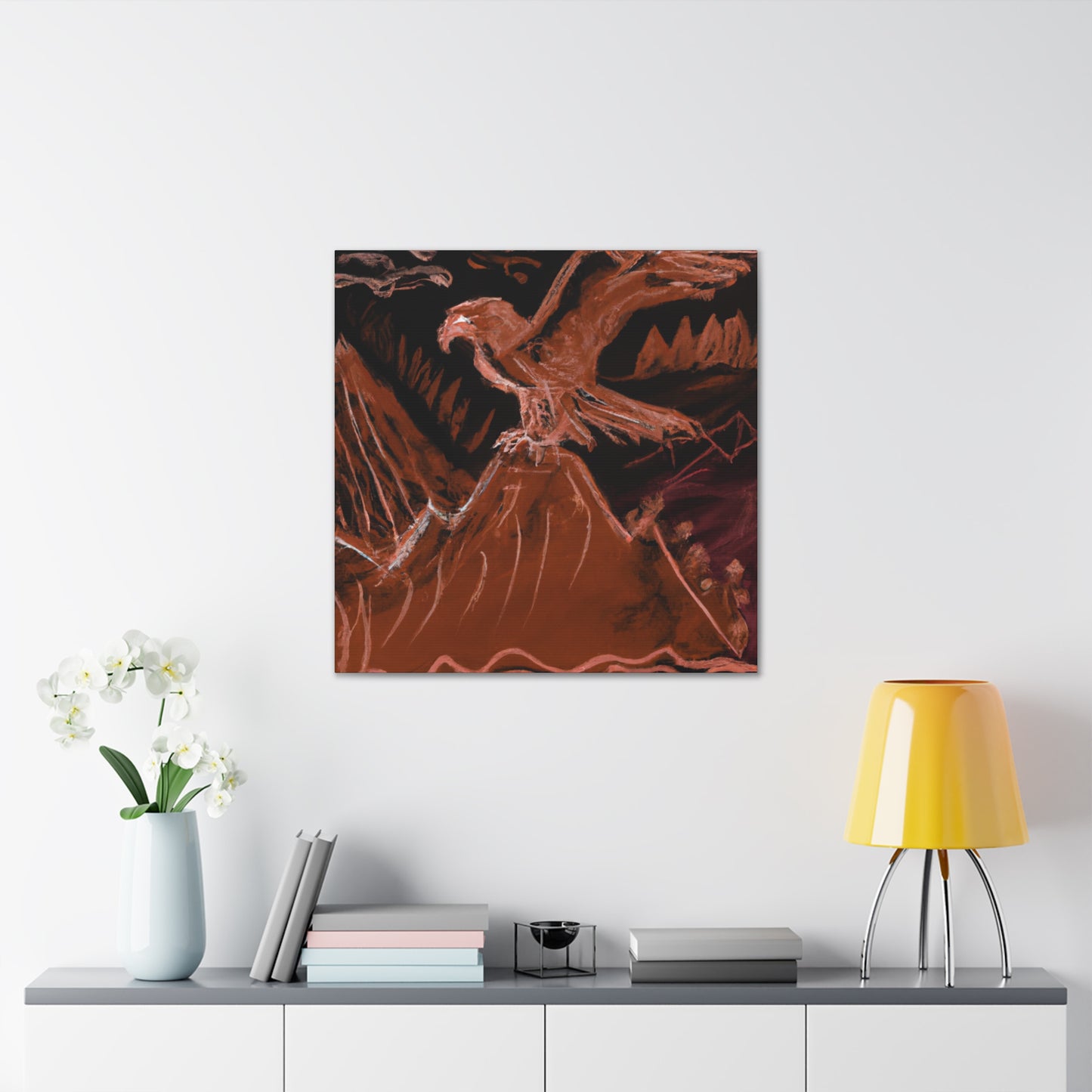 "Golden Eagle Triumphant" - Canvas