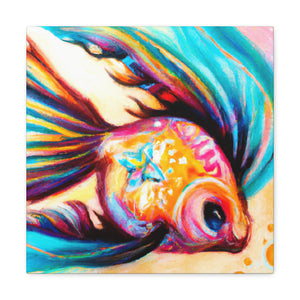 Rainbow Fish Glistening - Canvas