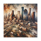 Ethereal Metropolis Awakening - Canvas