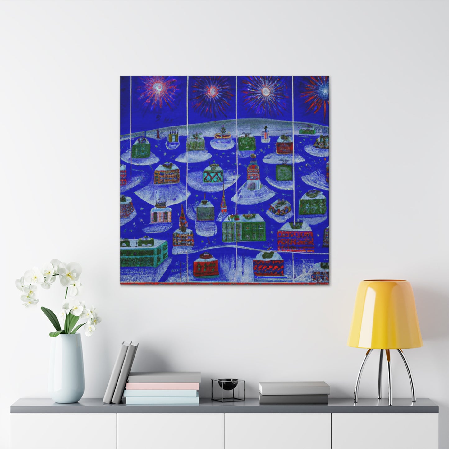 City Square Grandeur - Canvas