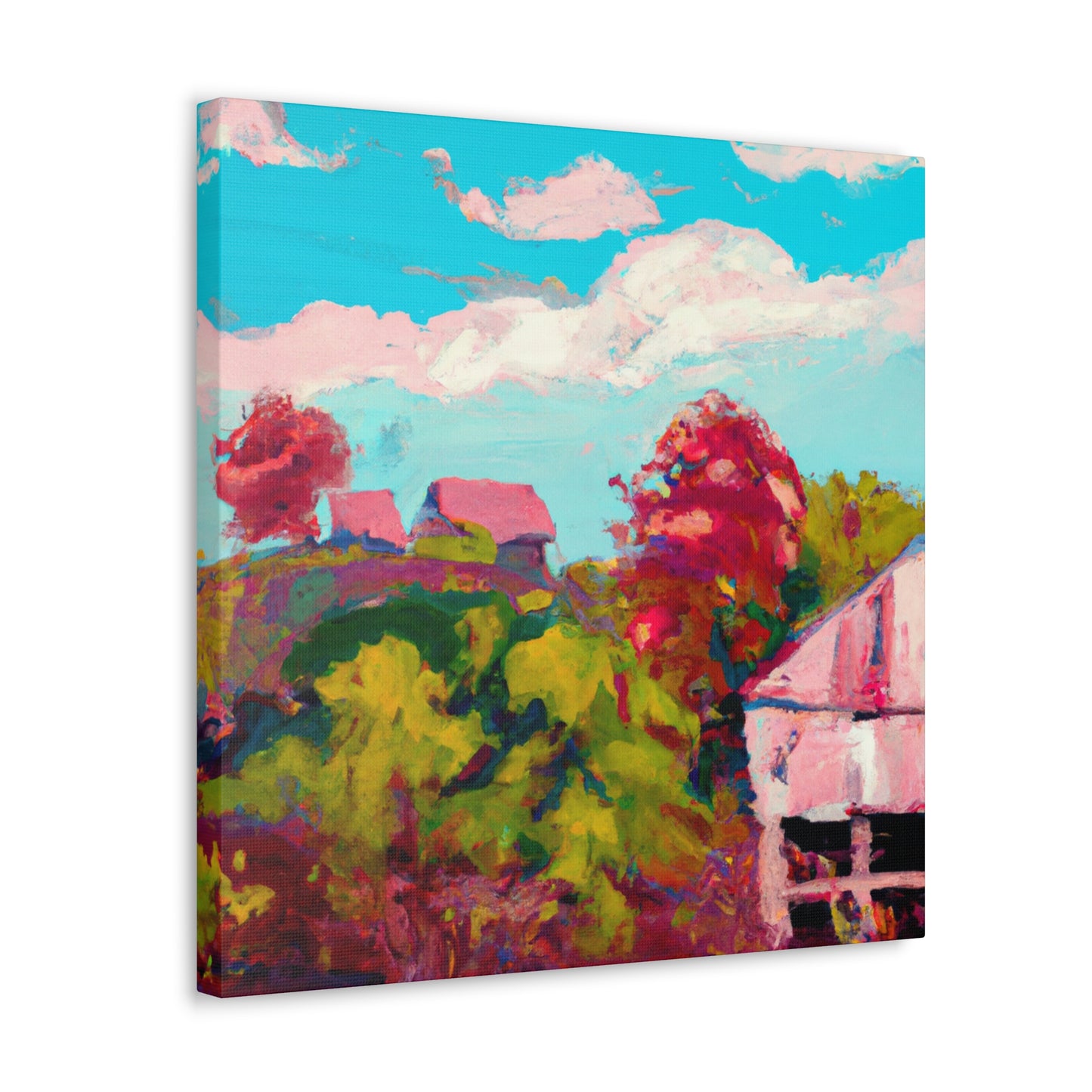 Barn Amid the Sky - Canvas