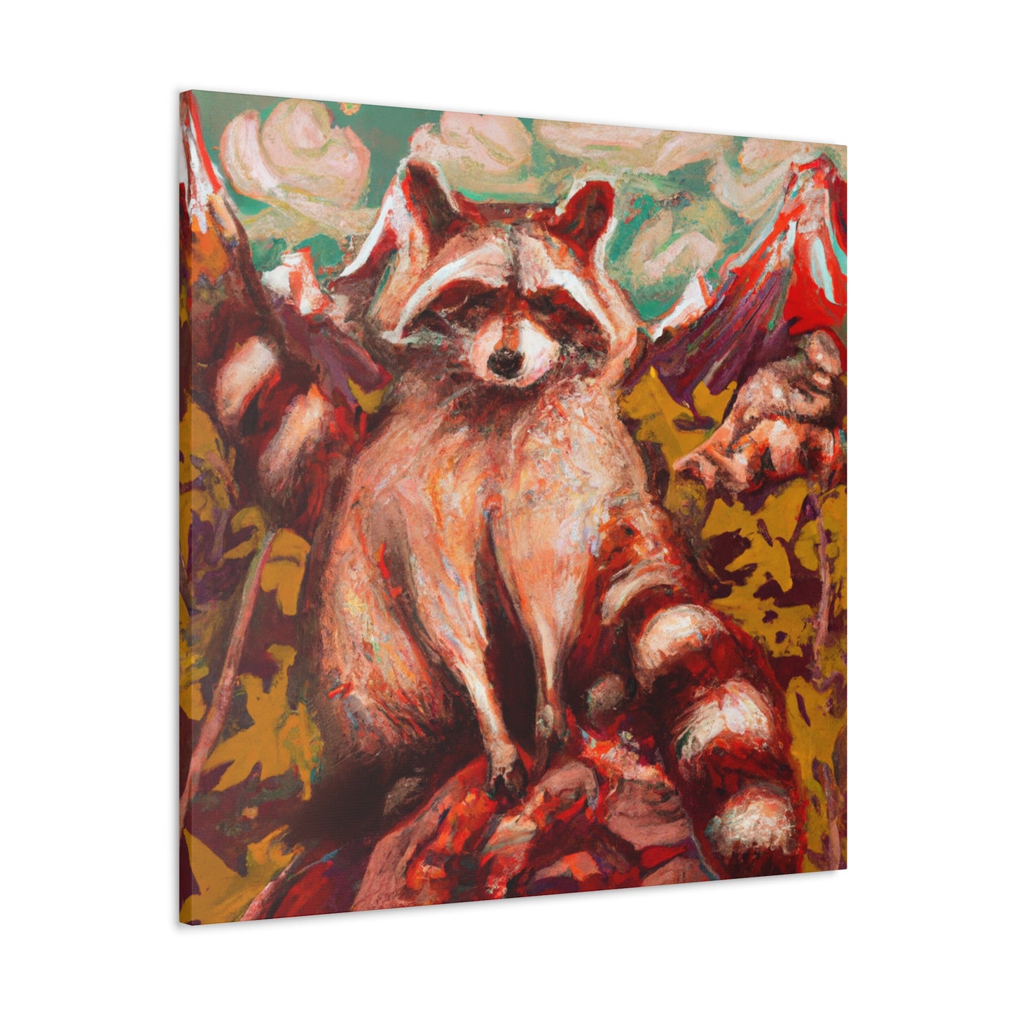 Raccoon in Rococo - Canvas