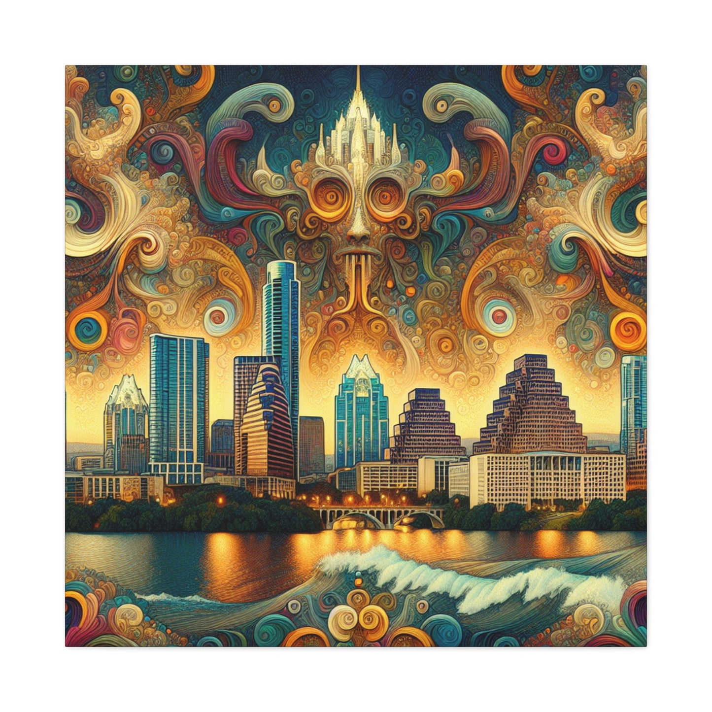 "Enigmatic Austin Dreamscape" - Canvas