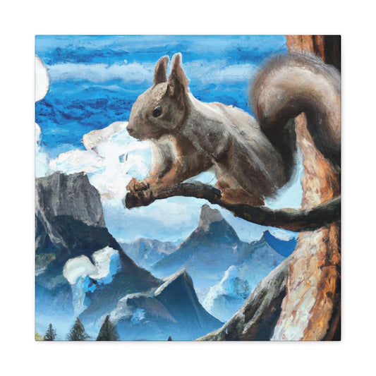 "Squirrels in Hyperrealism" - Canvas