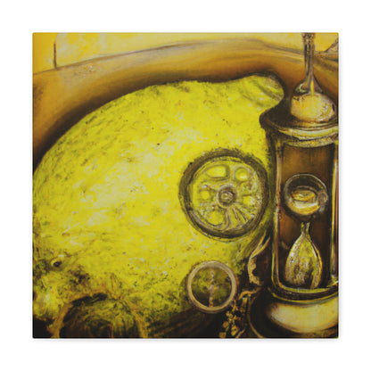 Lemon in Steampunk Land - Canvas