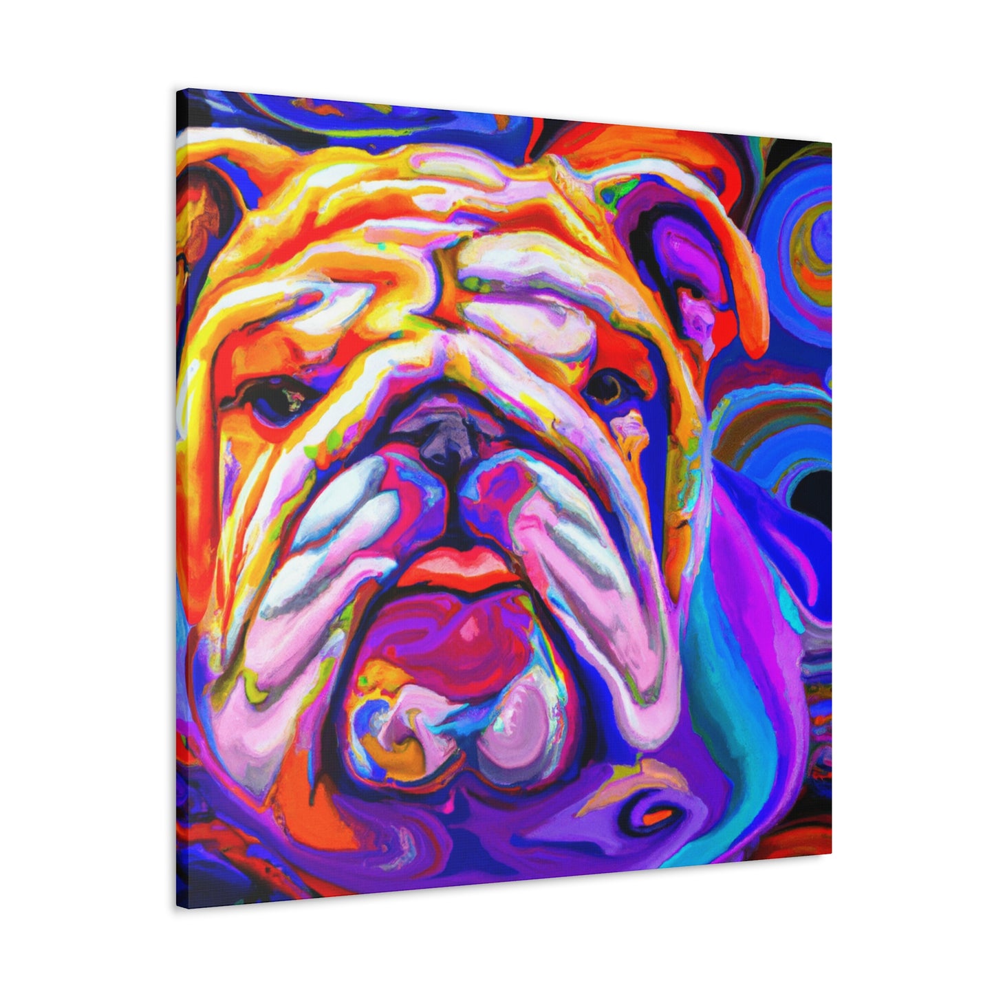 Bulldog in a Dream - Canvas