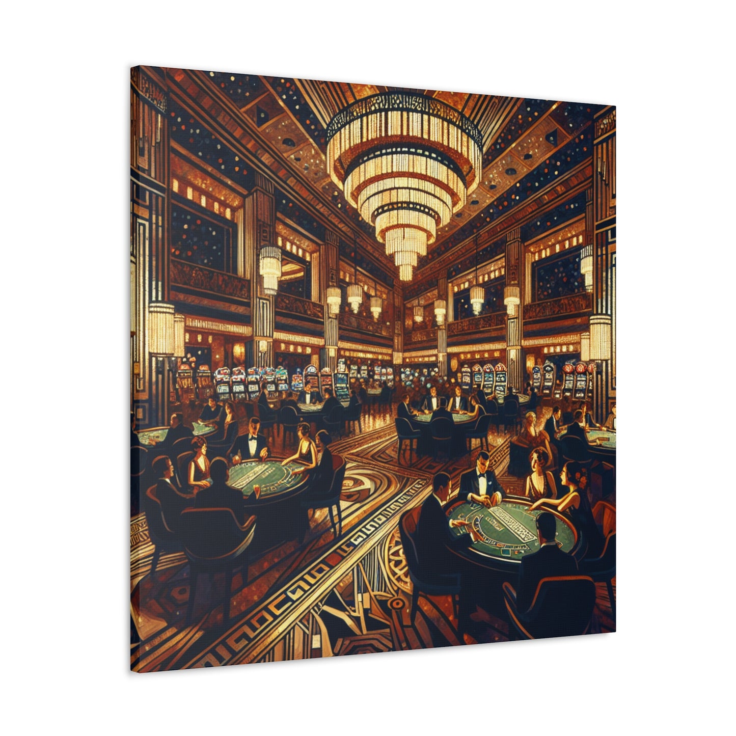 Golden Game Halls - Canvas