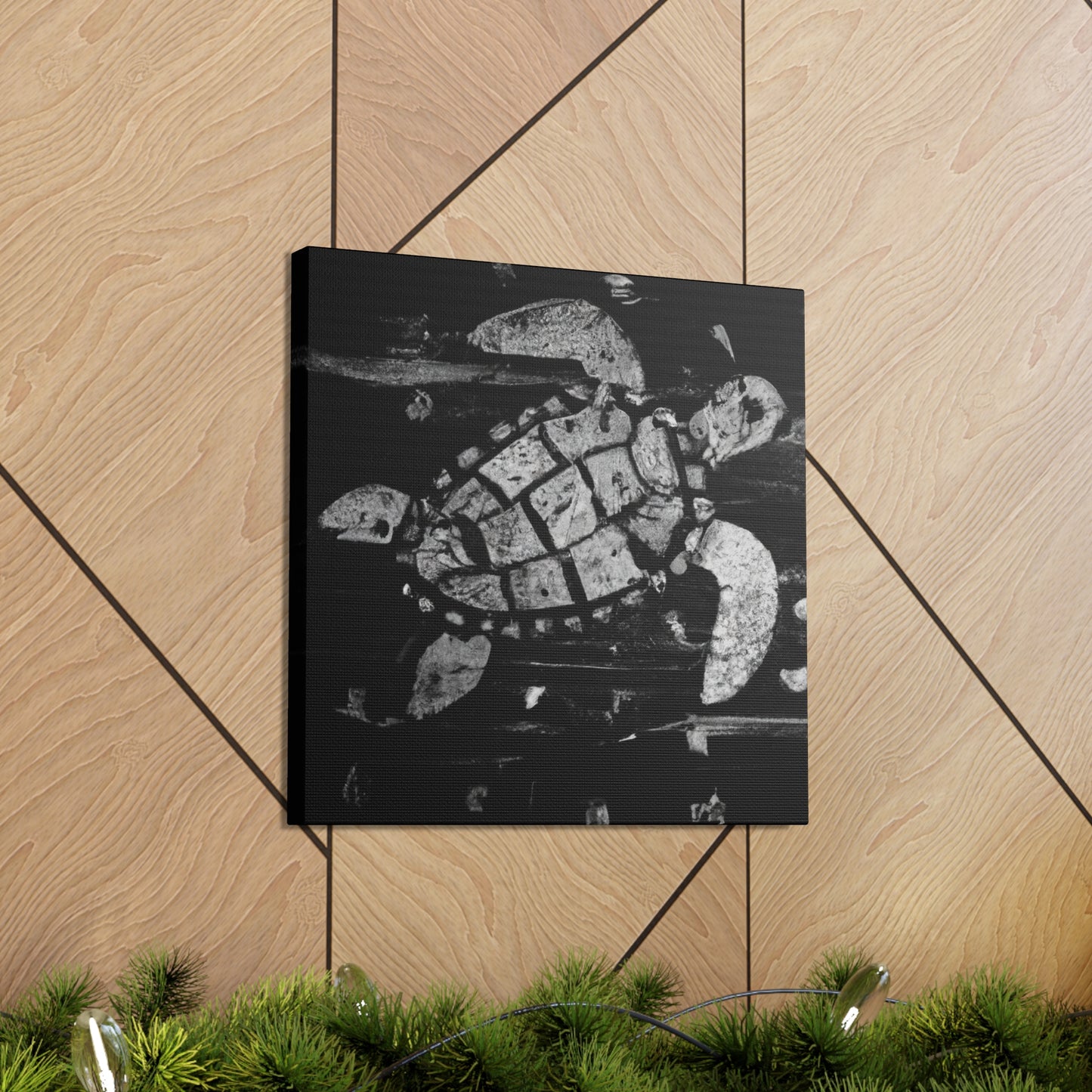 Sea Turtle Abstraction - Canvas