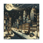 Midnight Metropolis Marvel - Canvas