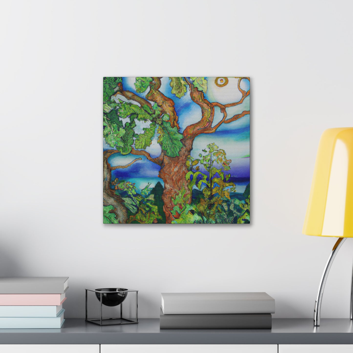 "Oaks in Moonlight Glow" - Canvas