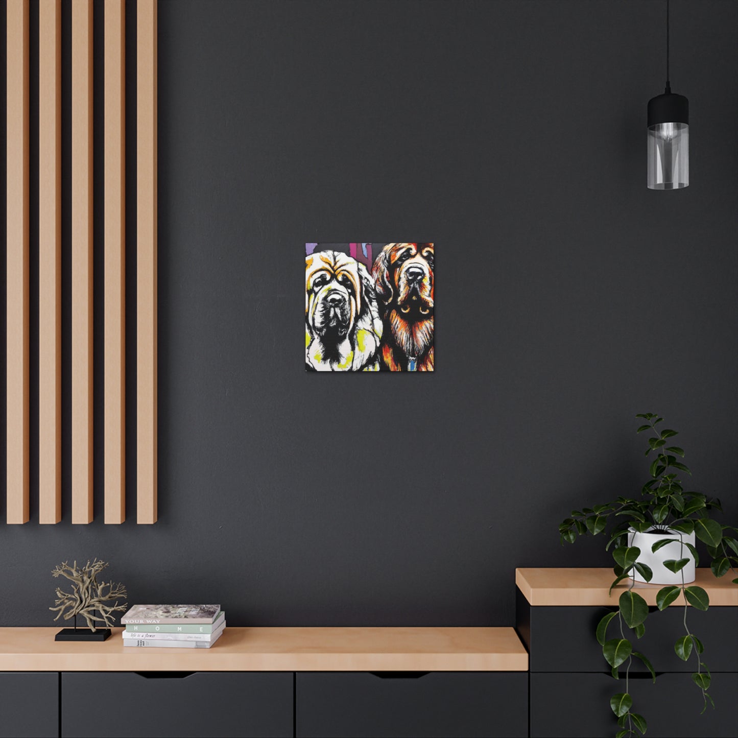 Tibetan Mastiff Portrait - Canvas