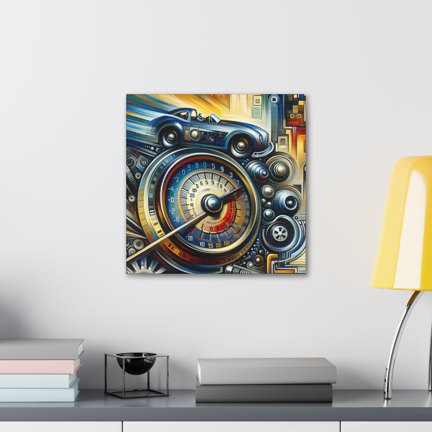 "Revolutionary Speed Chaos" - Canvas