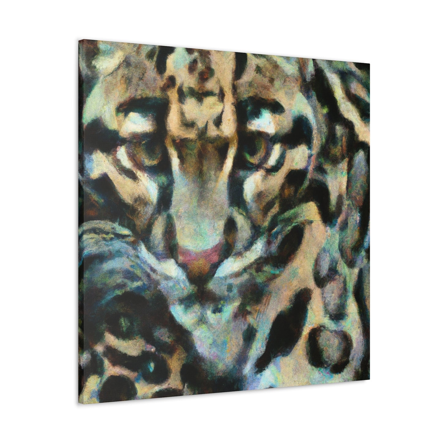 Clouded Leopard Impressionism - Canvas