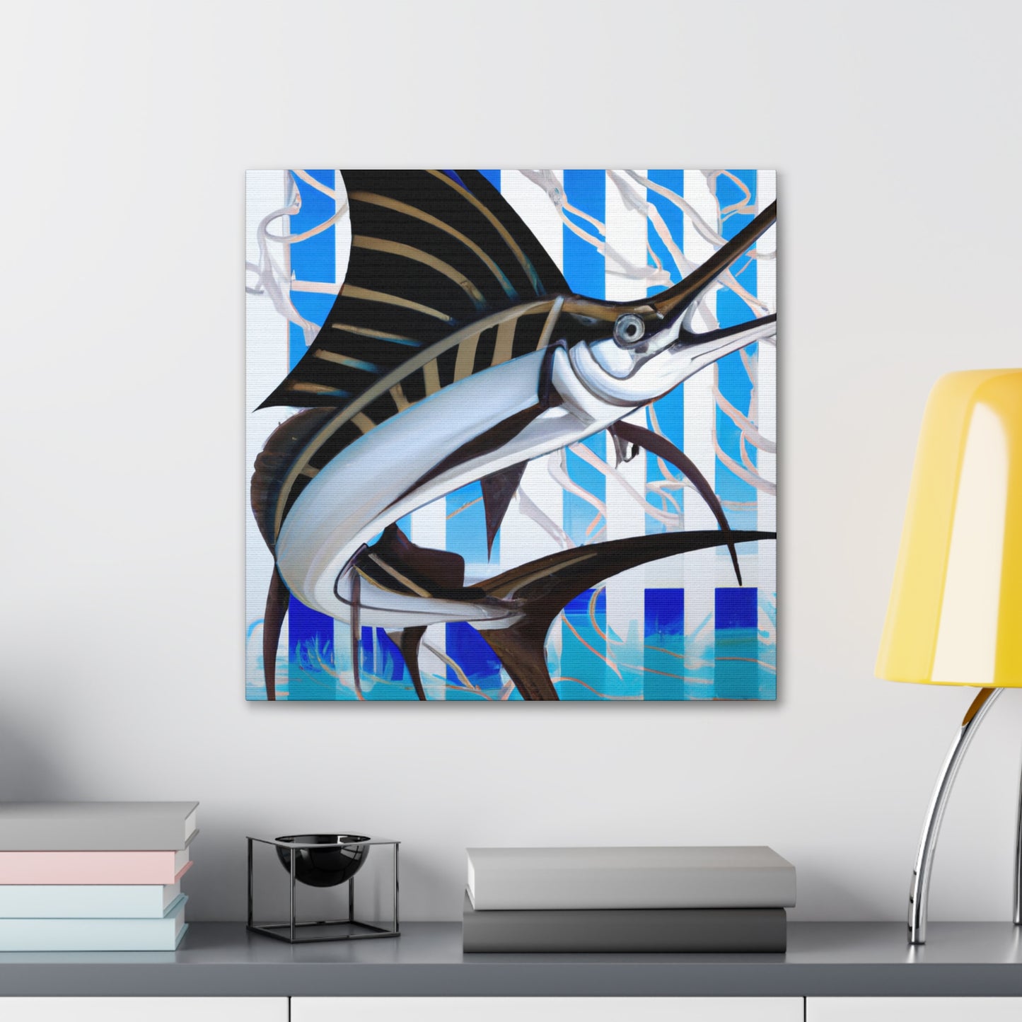 Swordfish of the Jazz Age - Canvas