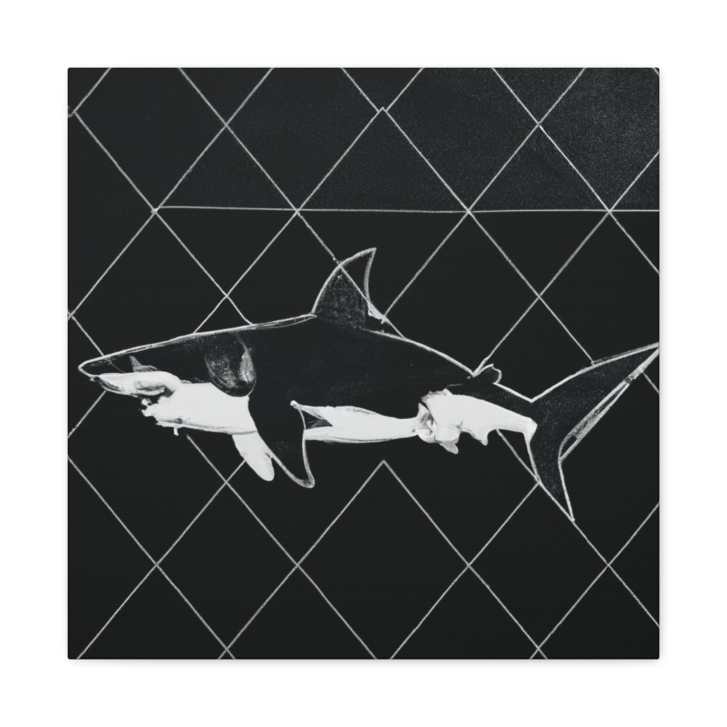 "Justice of the Sharks" - Canvas