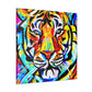 "Tiger in Art Deco" - Canvas