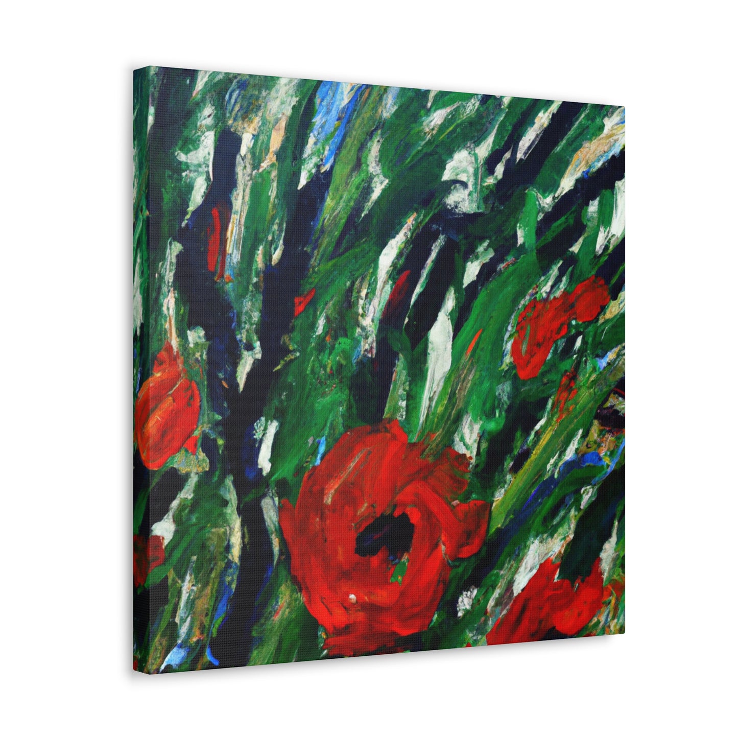 Poppies In Abstract - Canvas