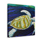 "Sea Turtle Dreamscape" - Canvas