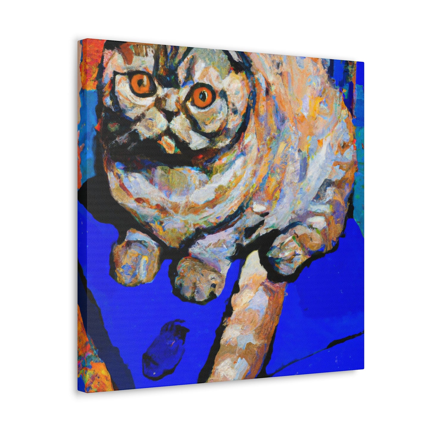 Folded Feline Sublime - Canvas