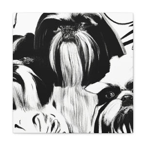 Dreaming Shih Tzu Puppy - Canvas