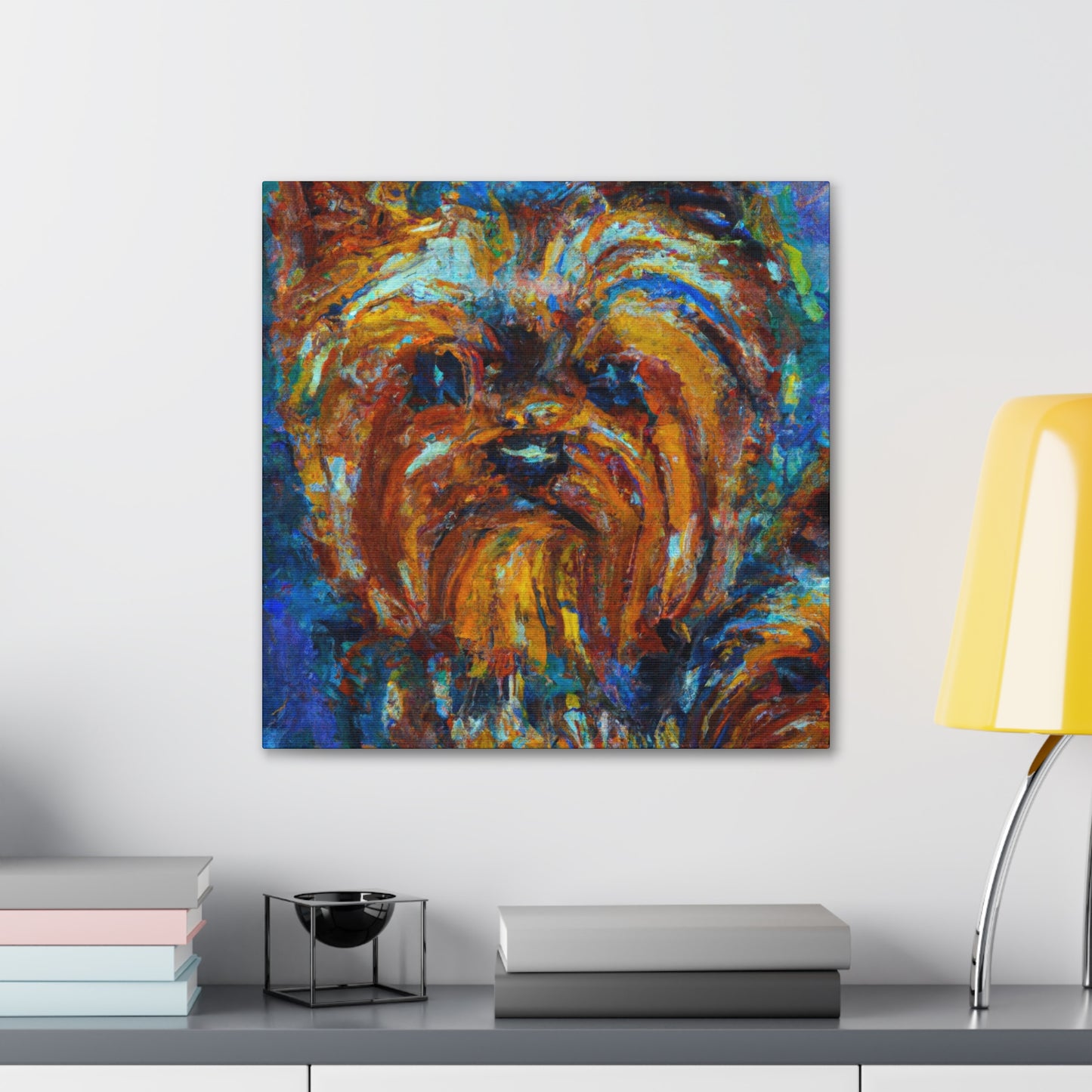 Dancing Yorkshire Terriers - Canvas