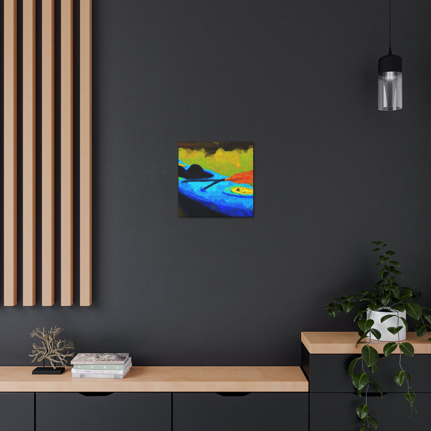 "Kayak in Moonlight Dream" - Canvas