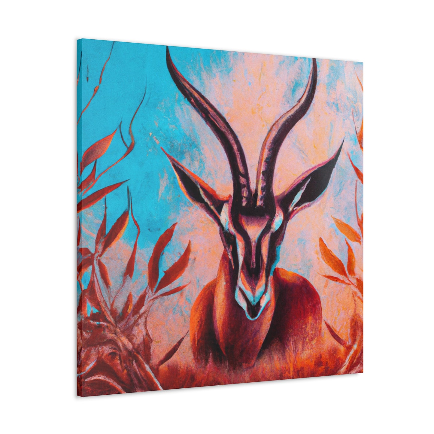 Antelope in Hyperrealism - Canvas