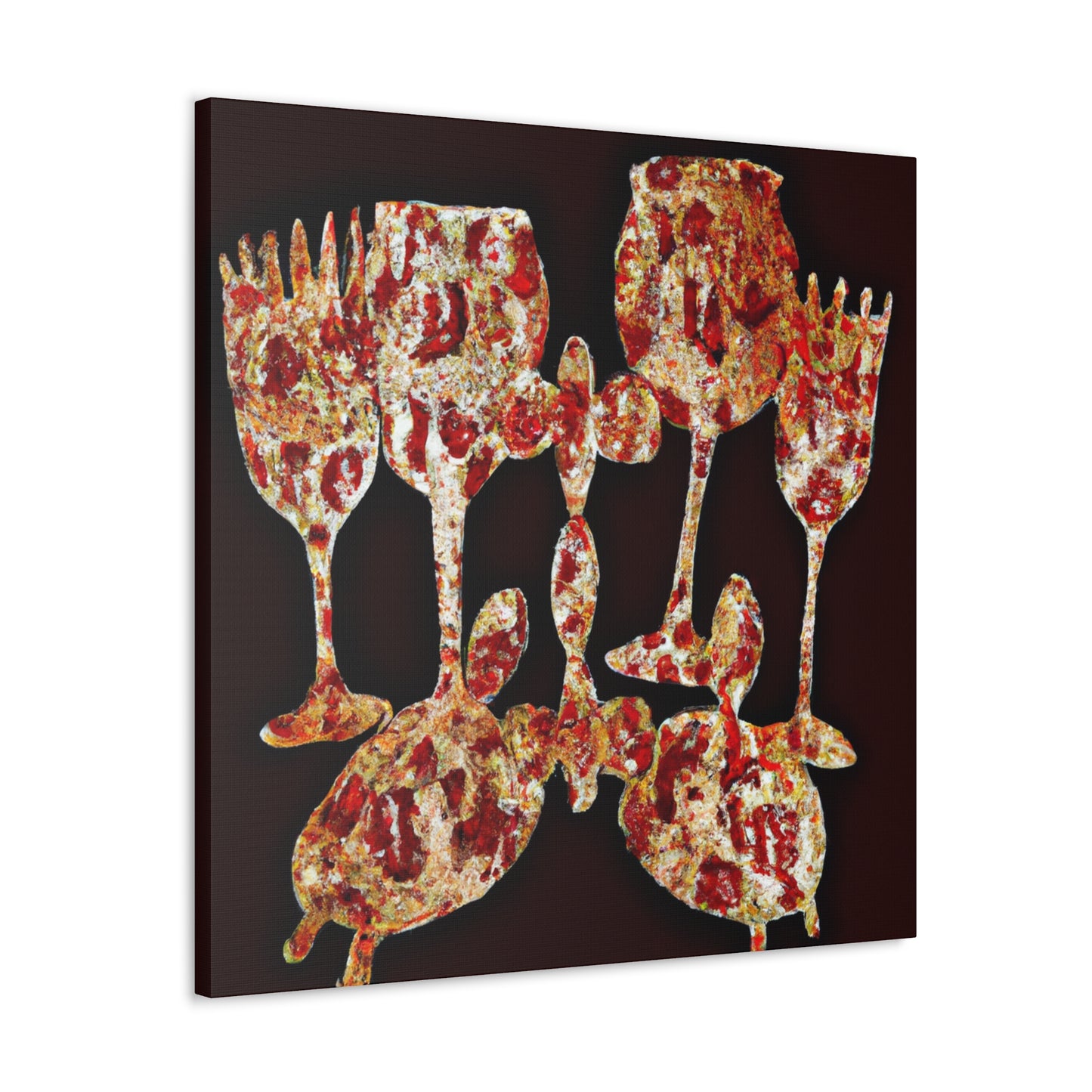 Feast on a Table - Canvas