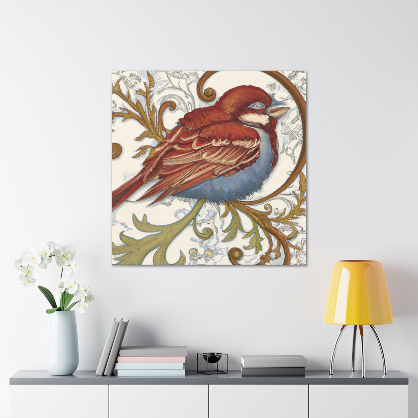 House Sparrow Glamour - Canvas