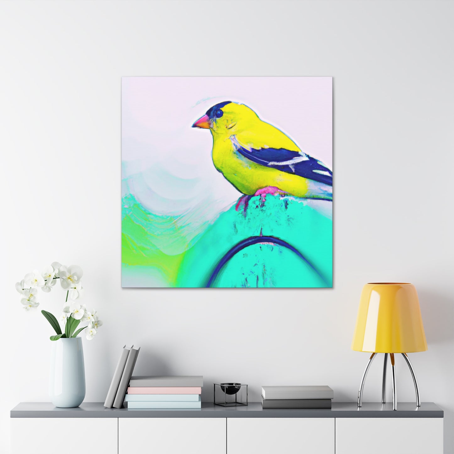 American Goldfinch Dreaming - Canvas