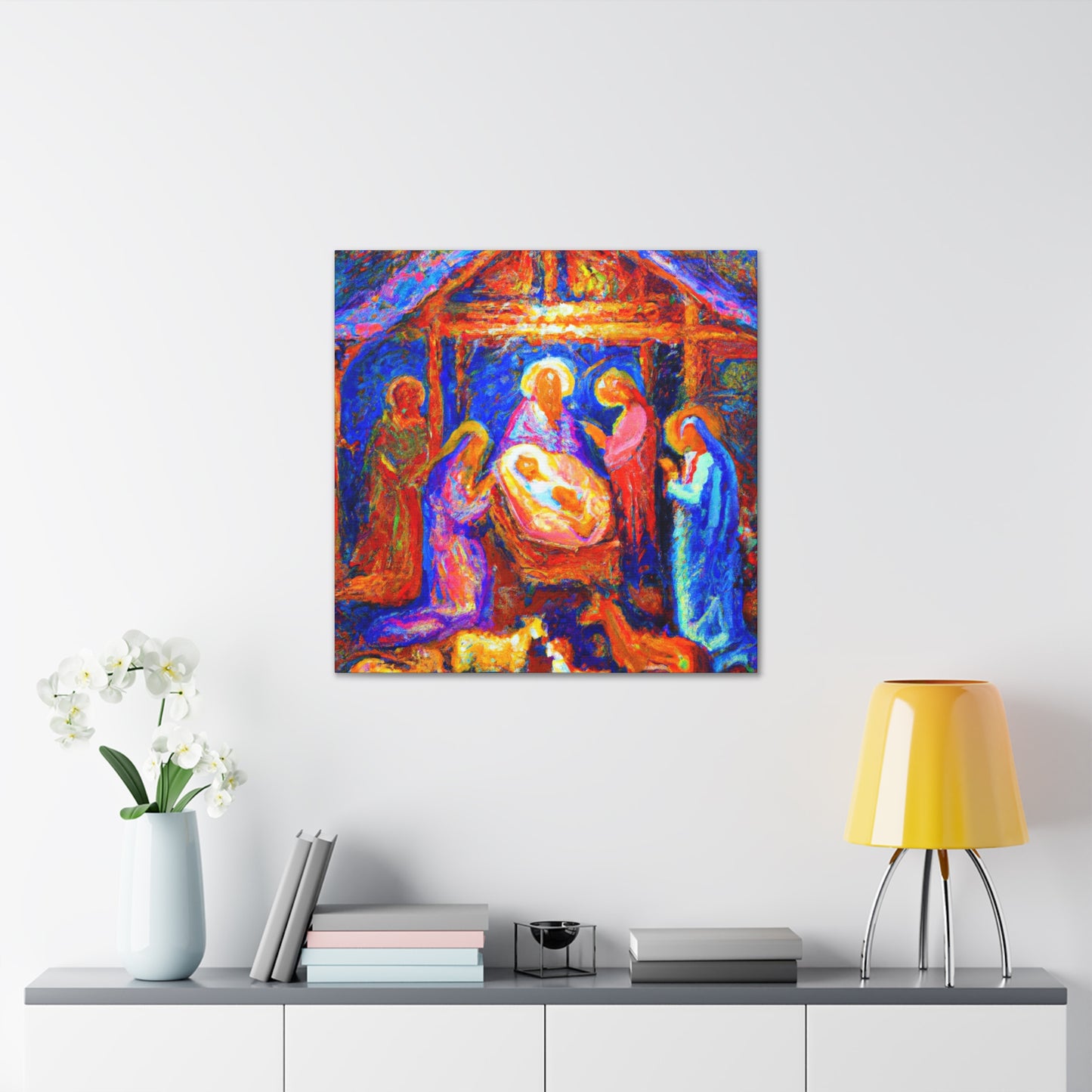 "The Nativity Scene Awakens" - Canvas