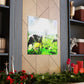 Milky White Mooing - Canvas