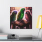 Parrots in Nebulae - Canvas