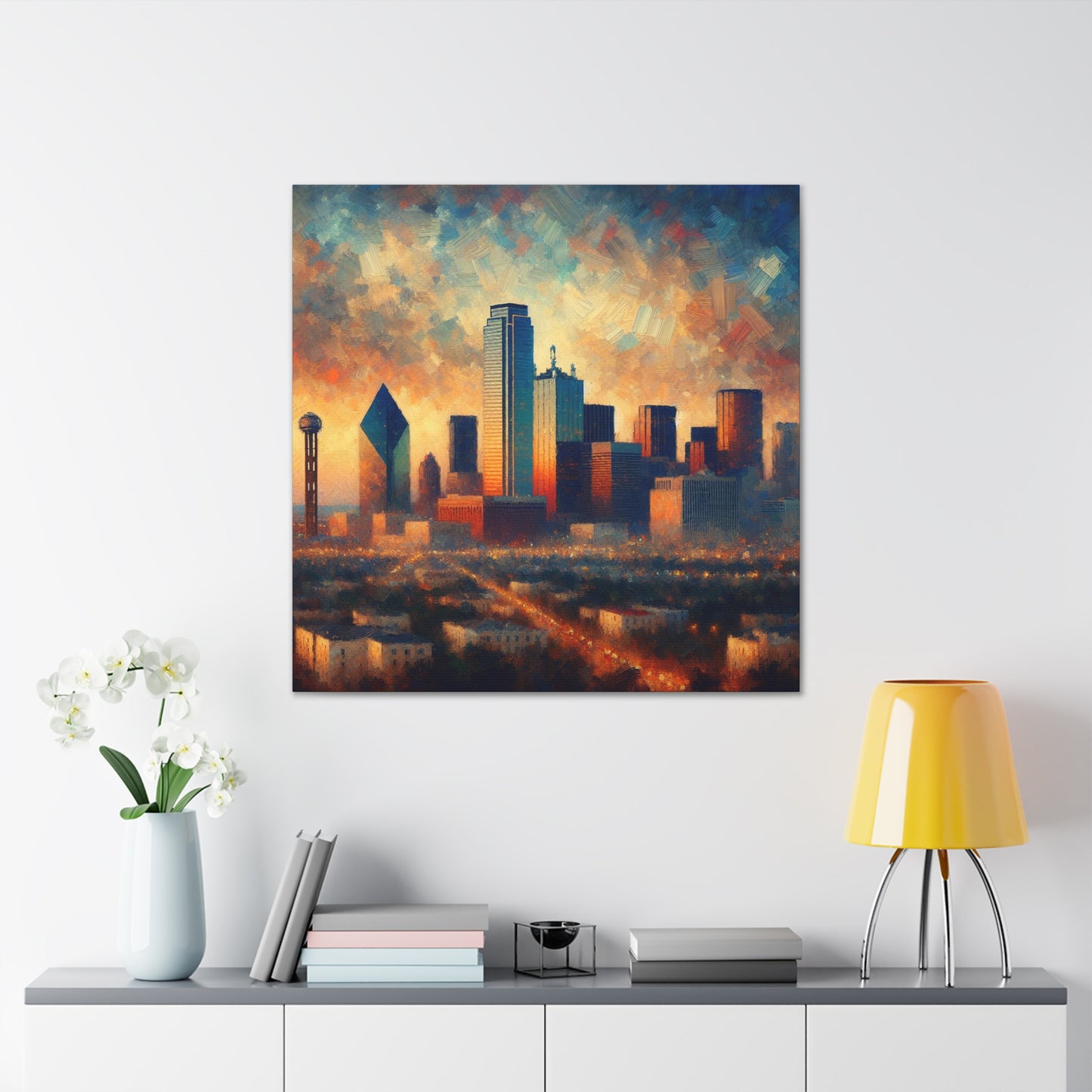 "Dallas Oasis Awakening" - Canvas