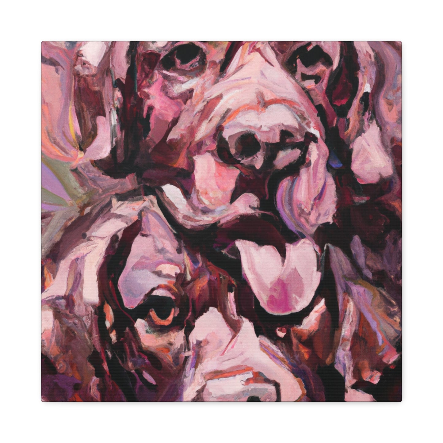 Loving Labrador Retriever - Canvas