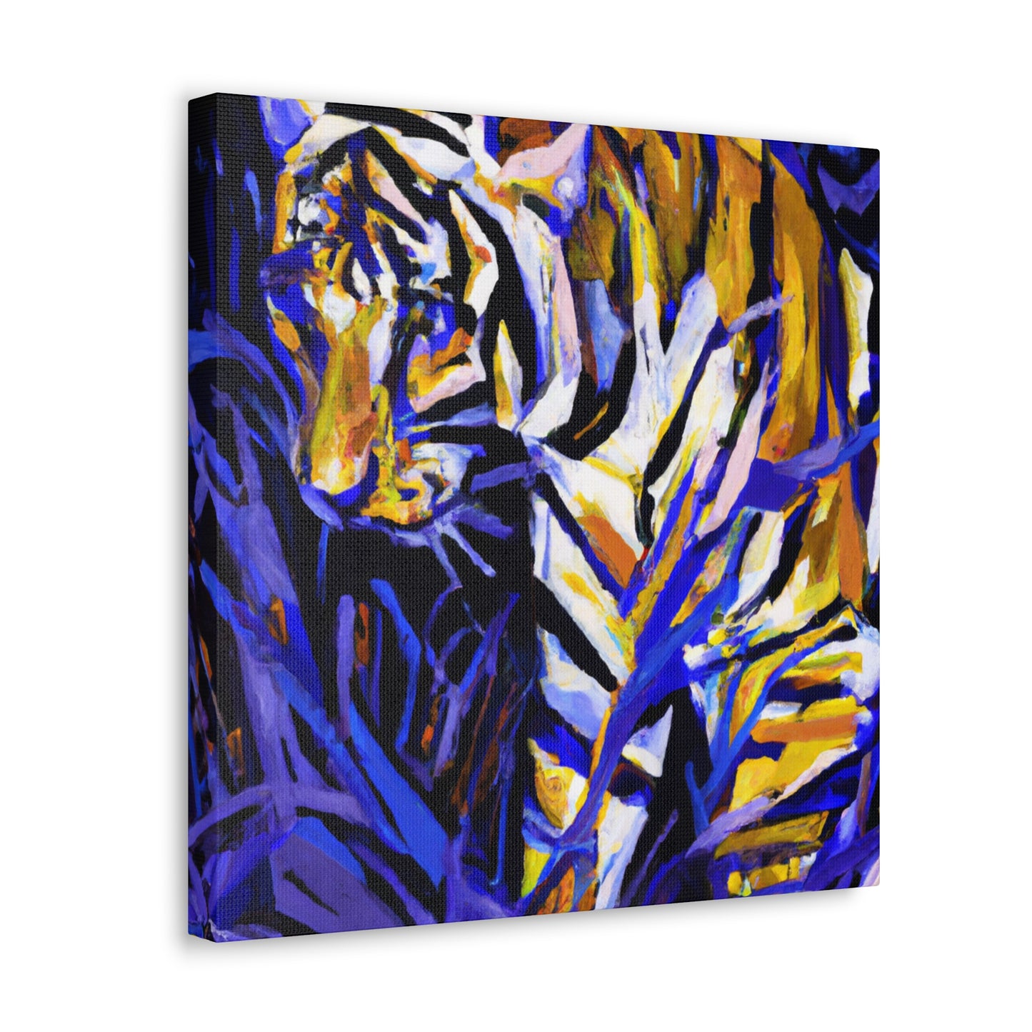 Tiger Unleashed in Art - Canvas