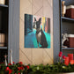 Boston Terrier Lounging - Canvas