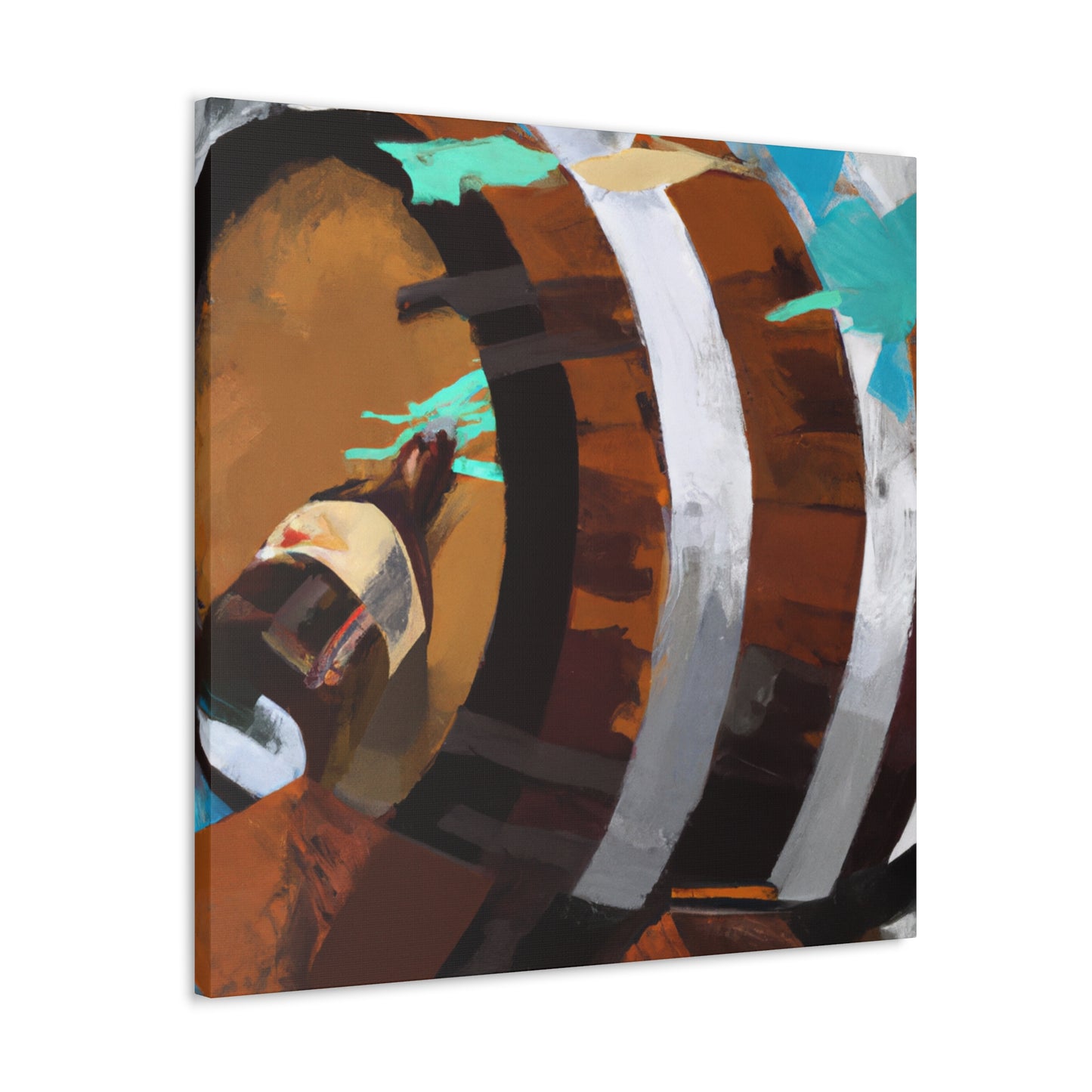 "Whiskey Barrel Surreality" - Canvas