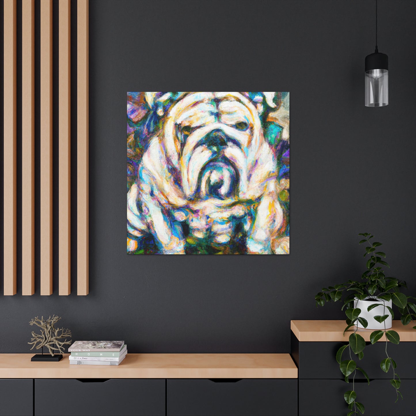 English Bulldog Impression - Canvas