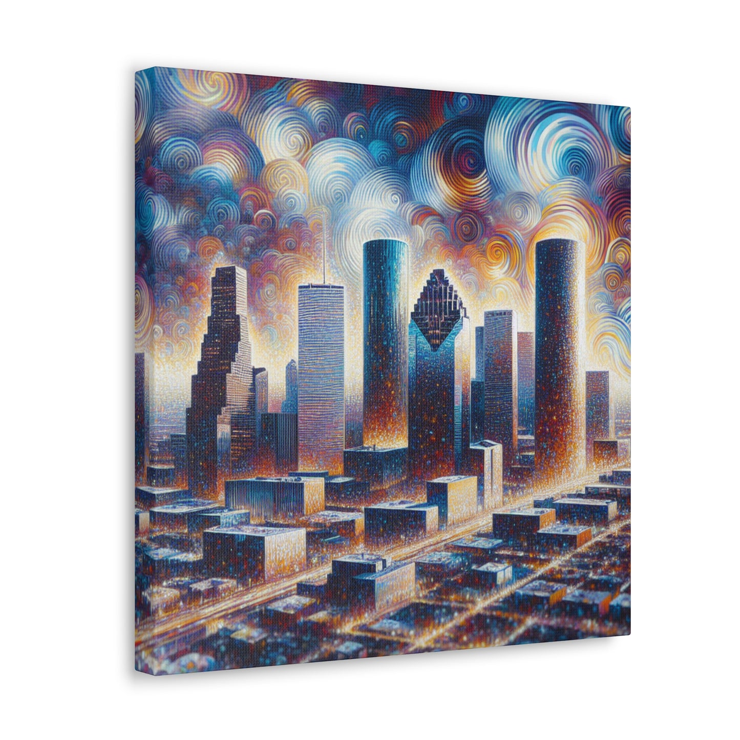 "Urban Visions Unveiled" - Canvas