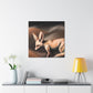 "Fennec Fox Sunrise Glow" - Canvas