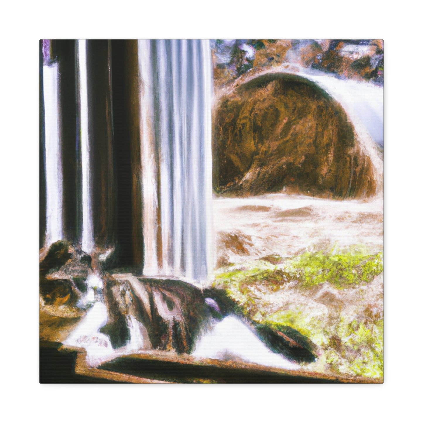 "Barn Cat Slumbering" - Canvas