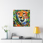 "Cheetah in Impressionism" - Canvas