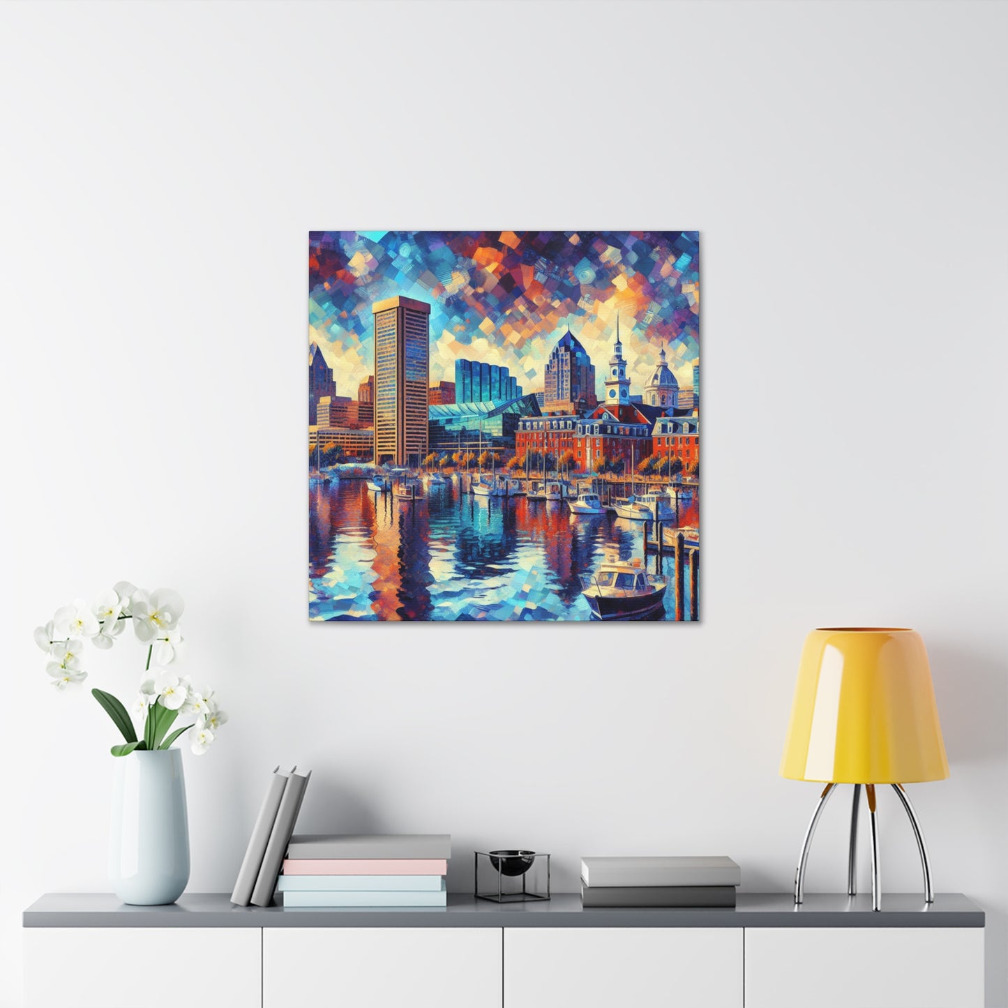 Urban Harmony Unveiled - Canvas