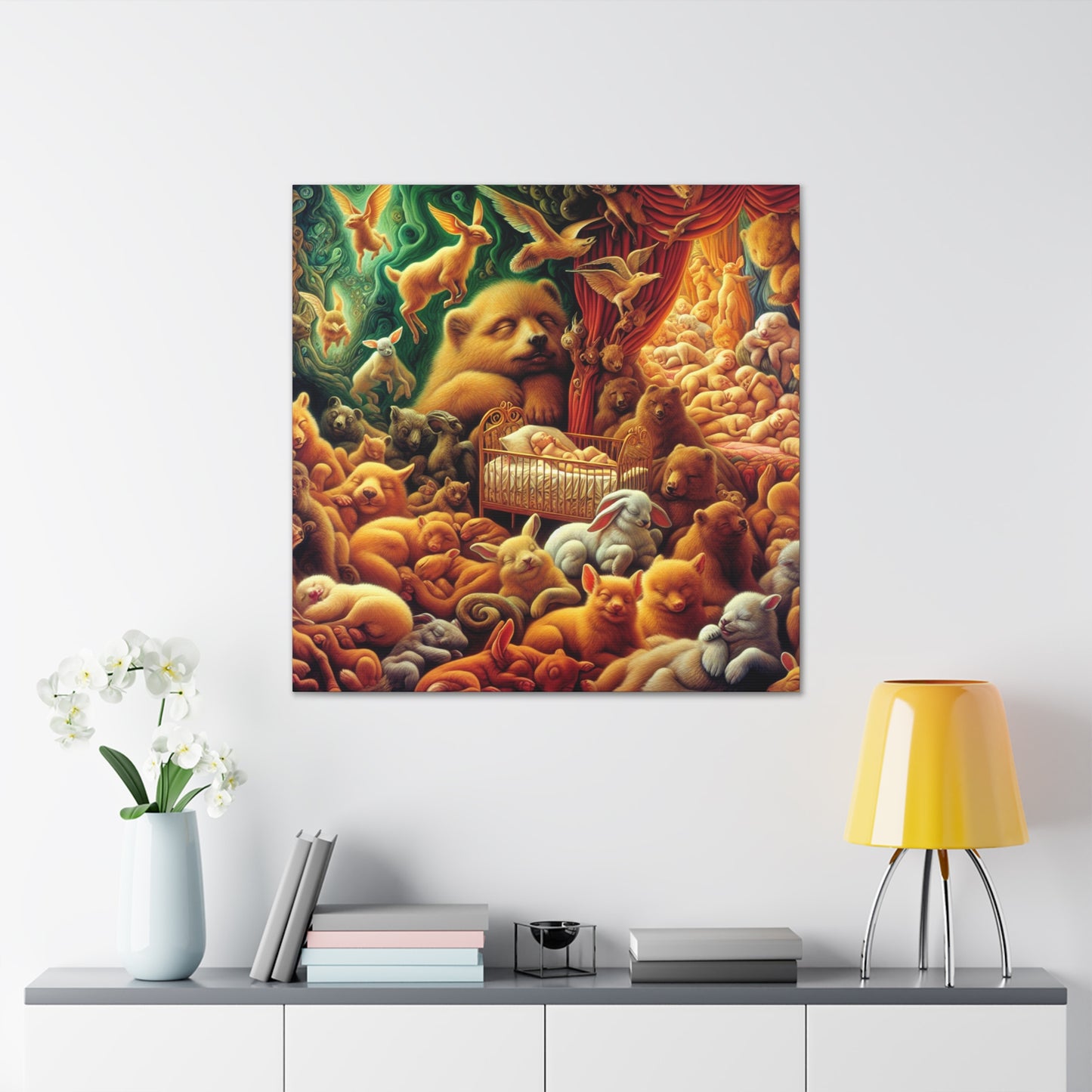 Dreaming Wildlife Wonderland - Canvas