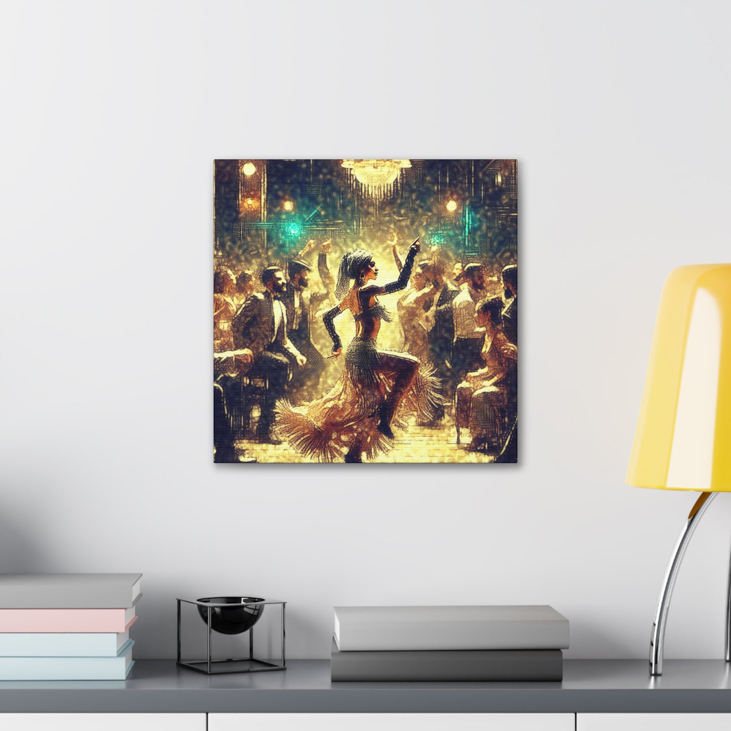 Whirling Elegance in Motion - Canvas