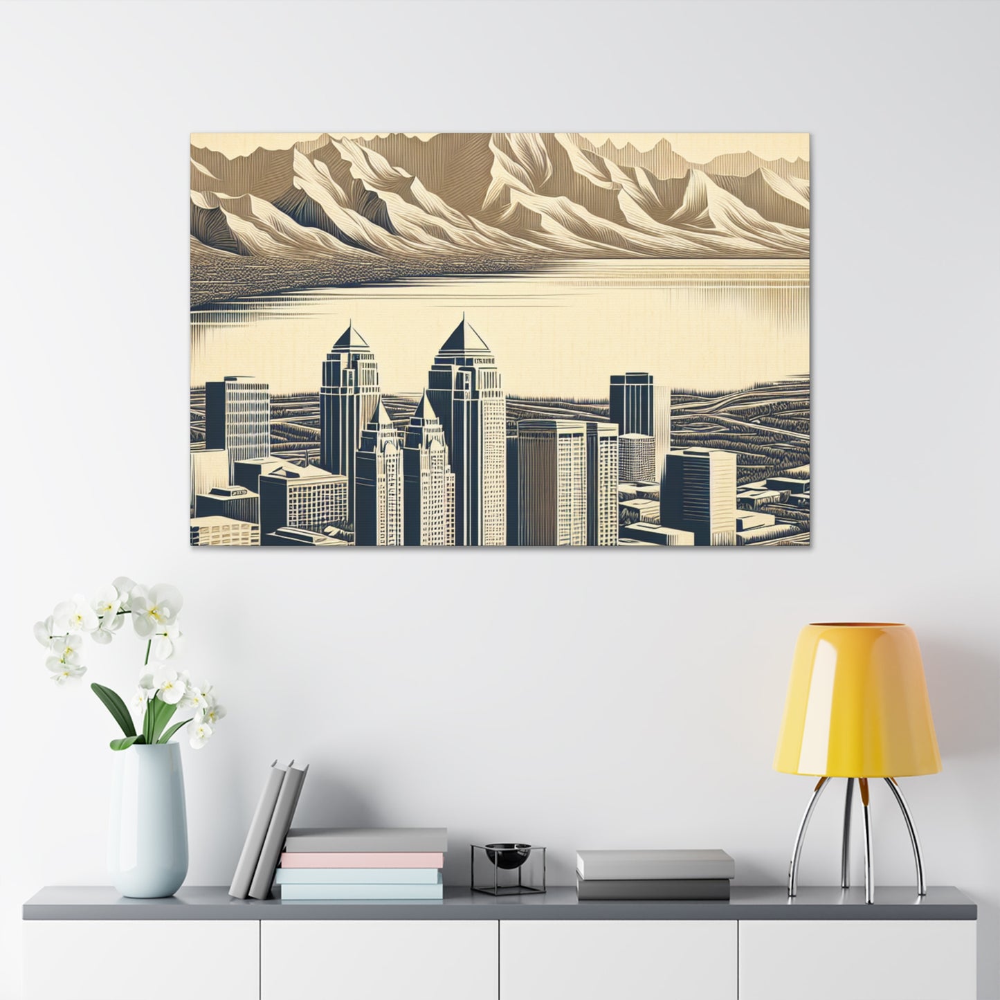 "Serenity of Salt City" - Canvas