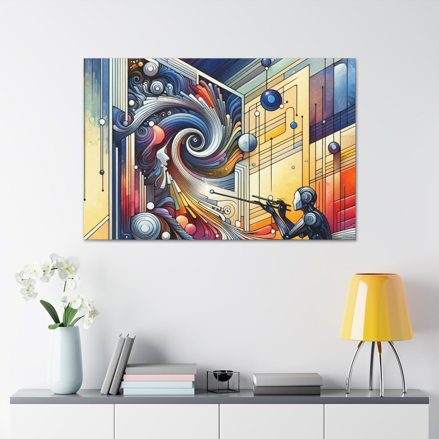 Ethereal Echoes Ascending - Canvas