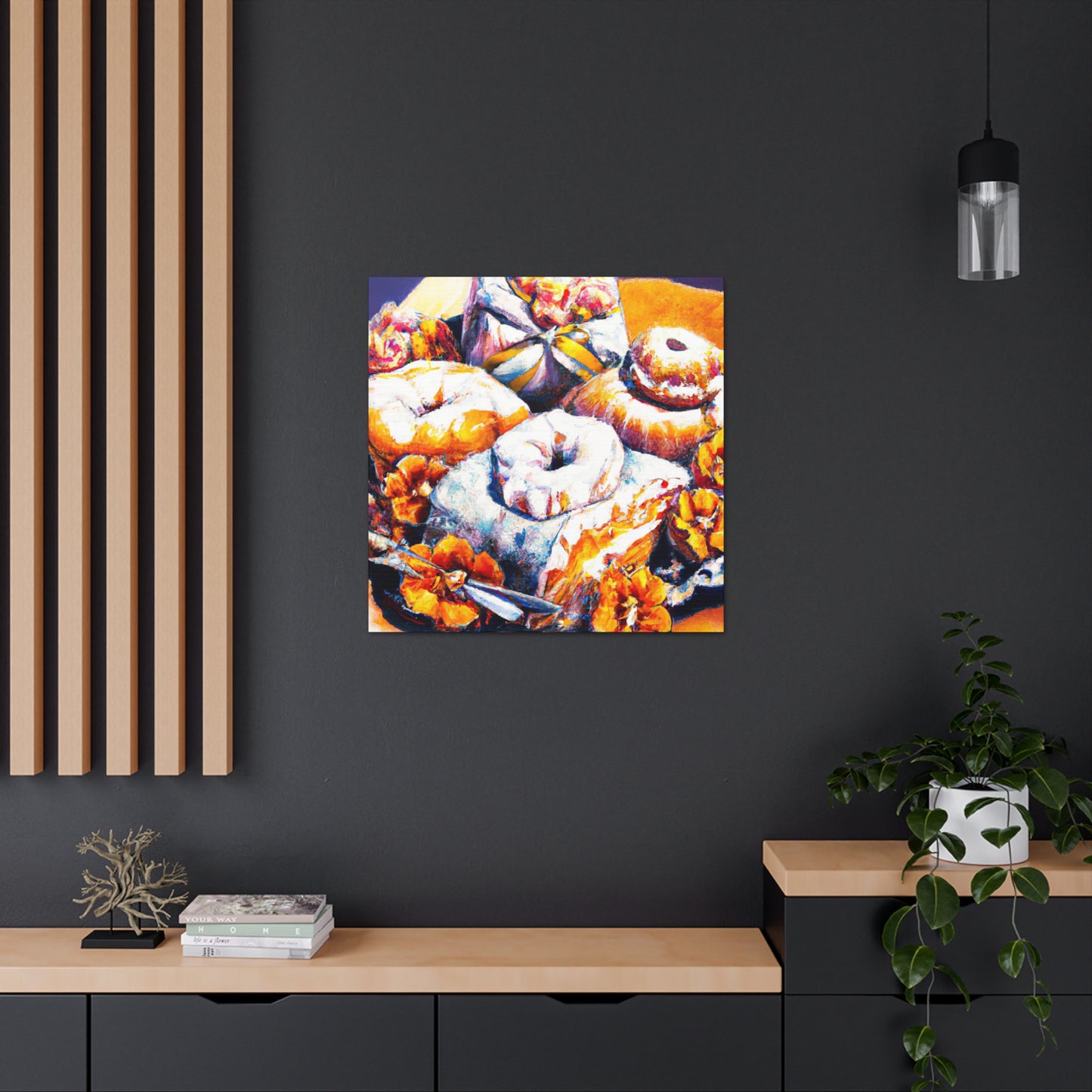 "Sugary Art Noveau Pastries" - Canvas