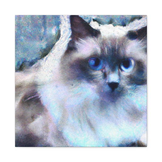 "Ragdoll in Impasto" - Canvas